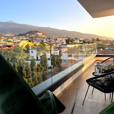 Lujoso Apartamento Completo, Piscina, Terraza Con Vistas Al Teide بويرتو ذي لا كروز المظهر الخارجي الصورة