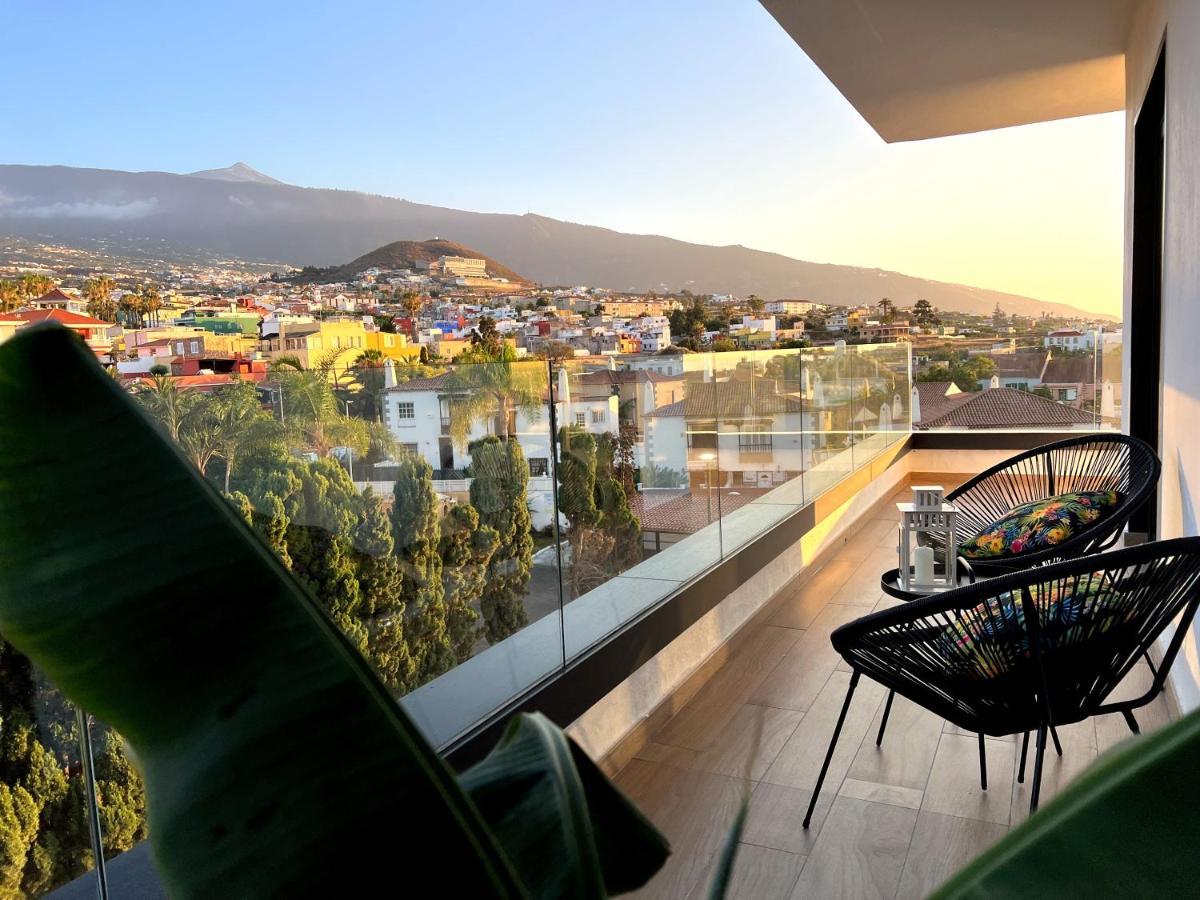 Lujoso Apartamento Completo, Piscina, Terraza Con Vistas Al Teide بويرتو ذي لا كروز المظهر الخارجي الصورة