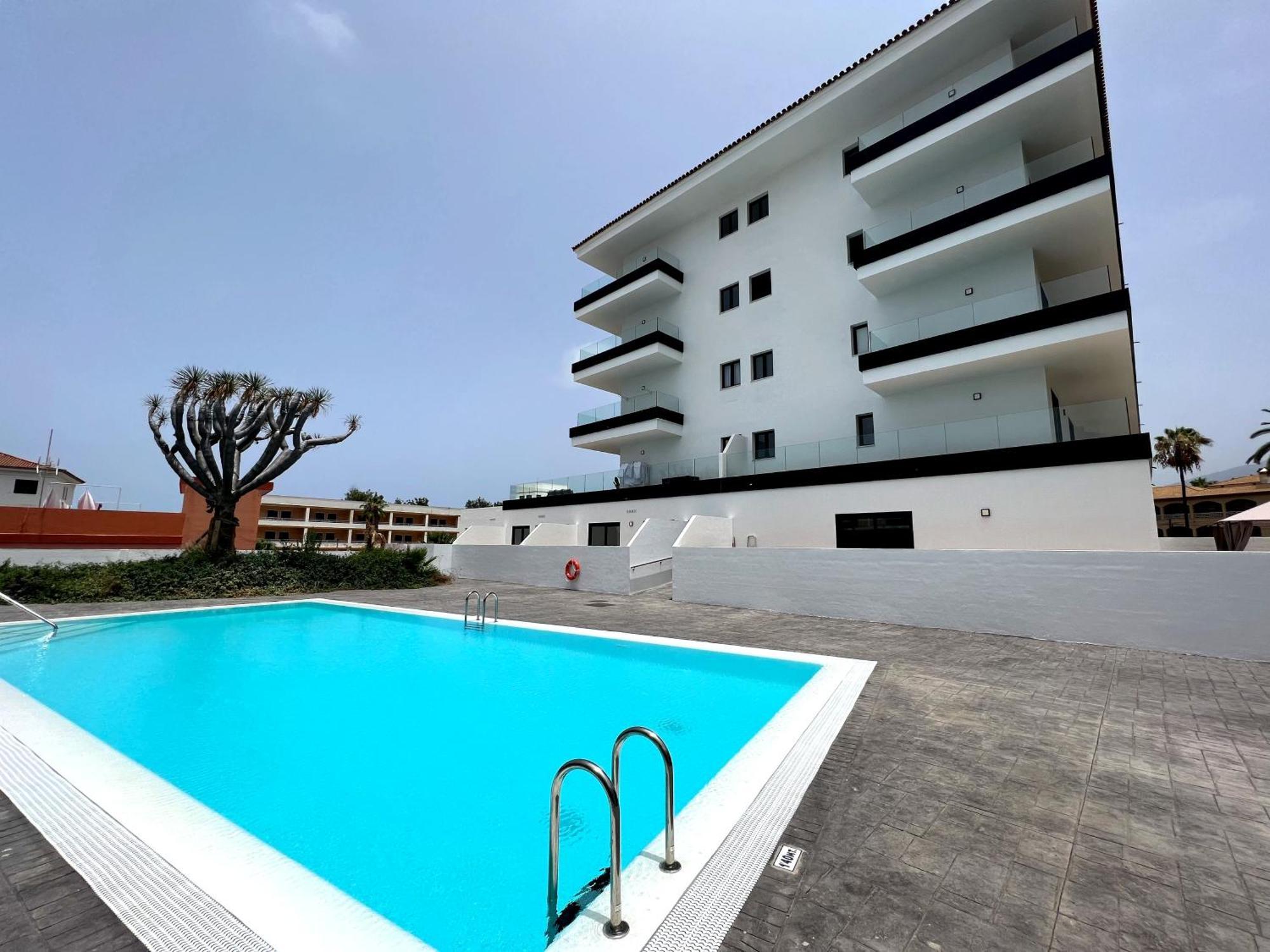 Lujoso Apartamento Completo, Piscina, Terraza Con Vistas Al Teide بويرتو ذي لا كروز المظهر الخارجي الصورة