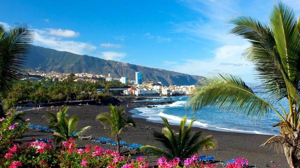 Lujoso Apartamento Completo, Piscina, Terraza Con Vistas Al Teide بويرتو ذي لا كروز المظهر الخارجي الصورة